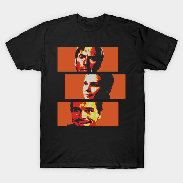 Jimmy McGill, Kim Wexler, Lalo Salamanca T-Shirt by Stevendan